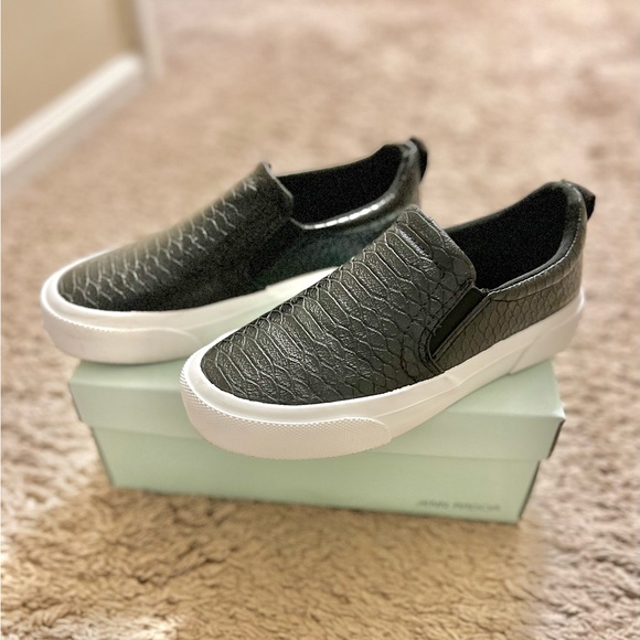 Women’s Black Slip on Shoes - Picture 2 of 4